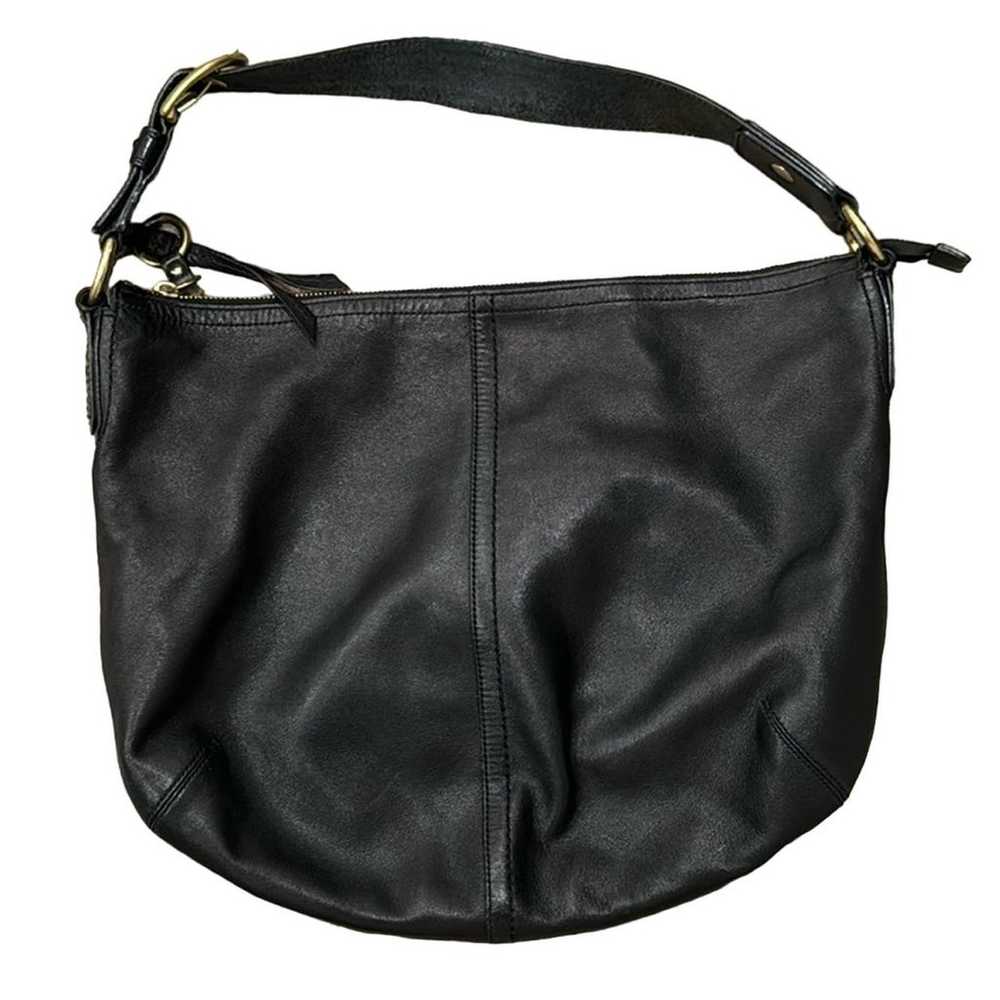 Coach Soho Leather Hobo Shoulder Bag Black - image 1