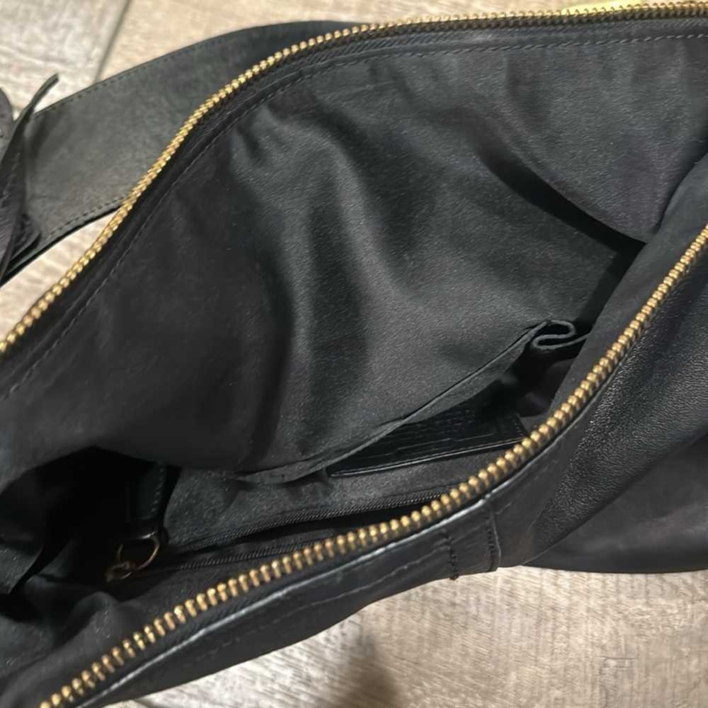 Coach Soho Leather Hobo Shoulder Bag Black - image 4