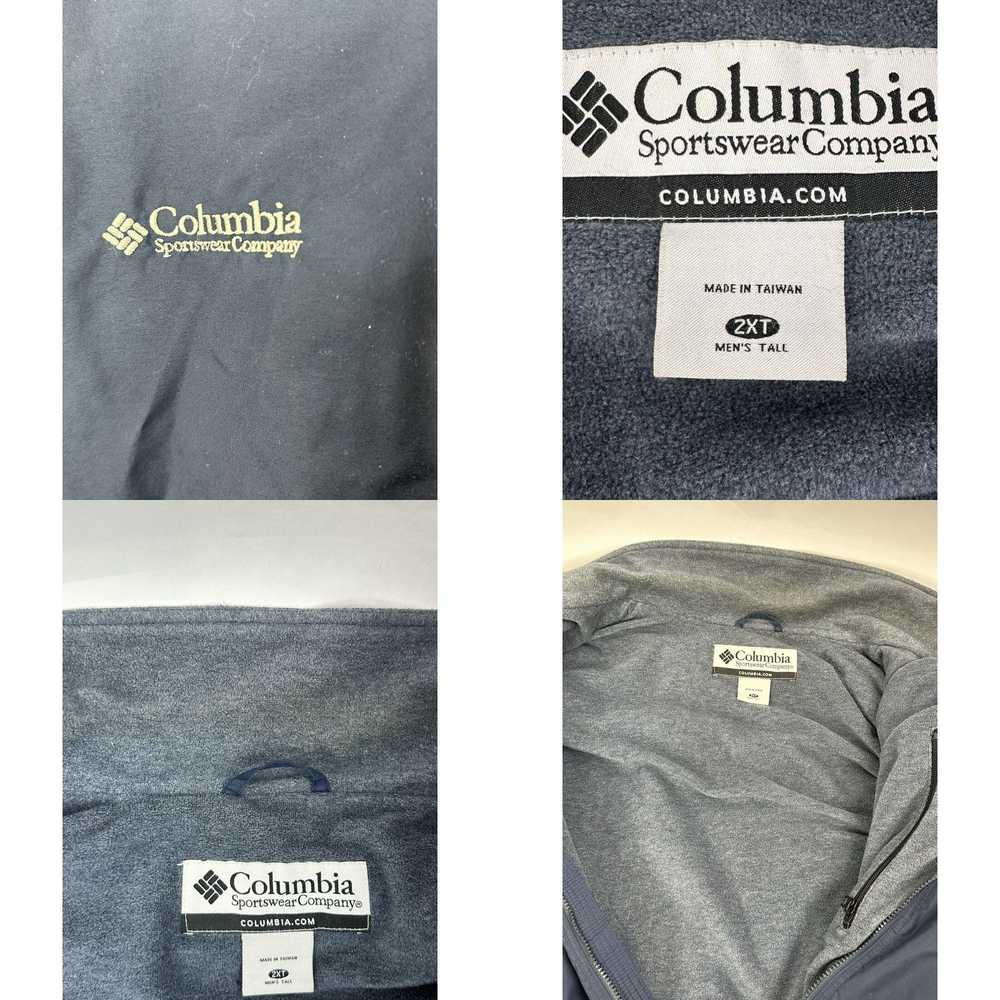 Vintage VINTAGE Columbia Jacket Mens 2XT Blue Fle… - image 4