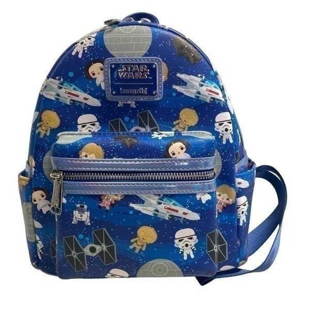 DISNEY PARKS Loungefly Pop Star Wars Backpack Bag… - image 1