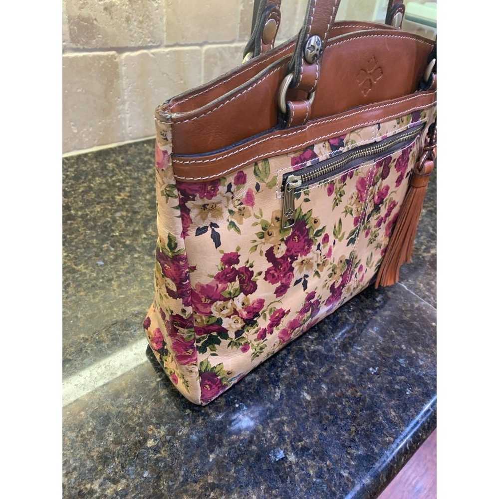 Patricia Nash Poppy Tote Purse Bag - Antique Rose… - image 4