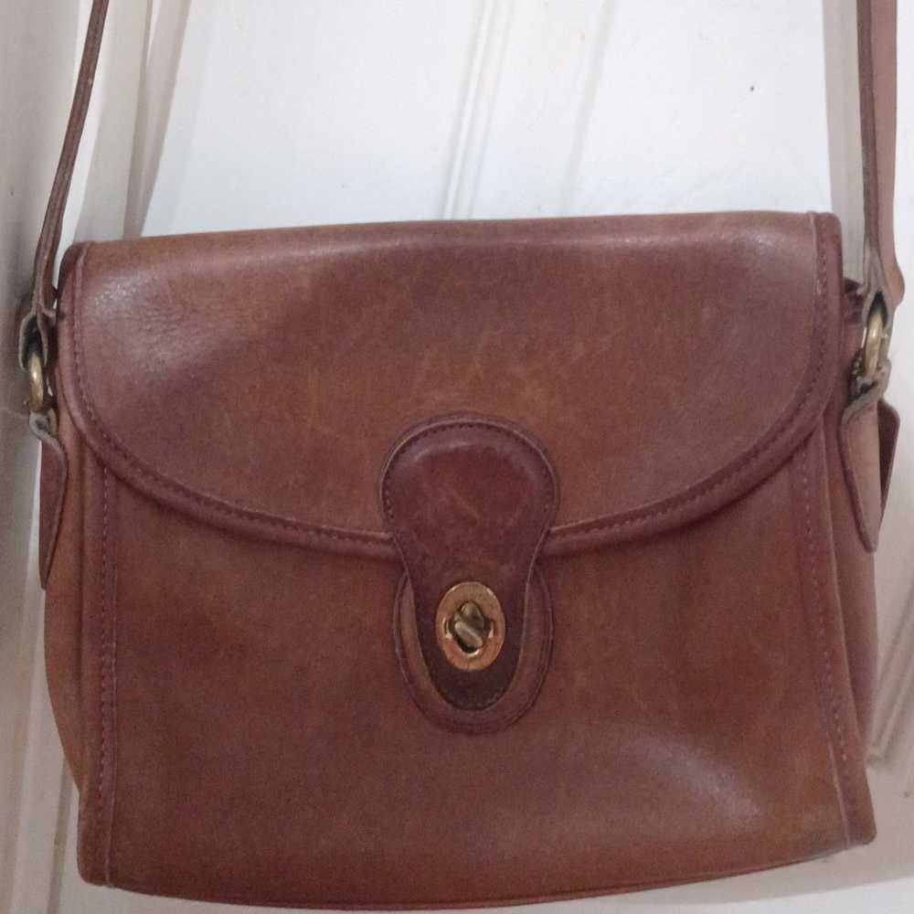 Vintage Coach Devon purse British Tan made in USA - image 1