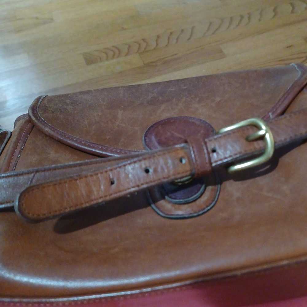 Vintage Coach Devon purse British Tan made in USA - image 7