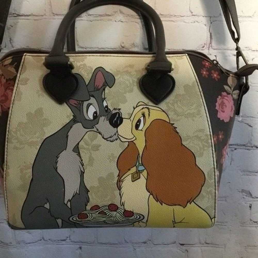 Loungefly Disney Lady and the Tramp Floral Med Sa… - image 10