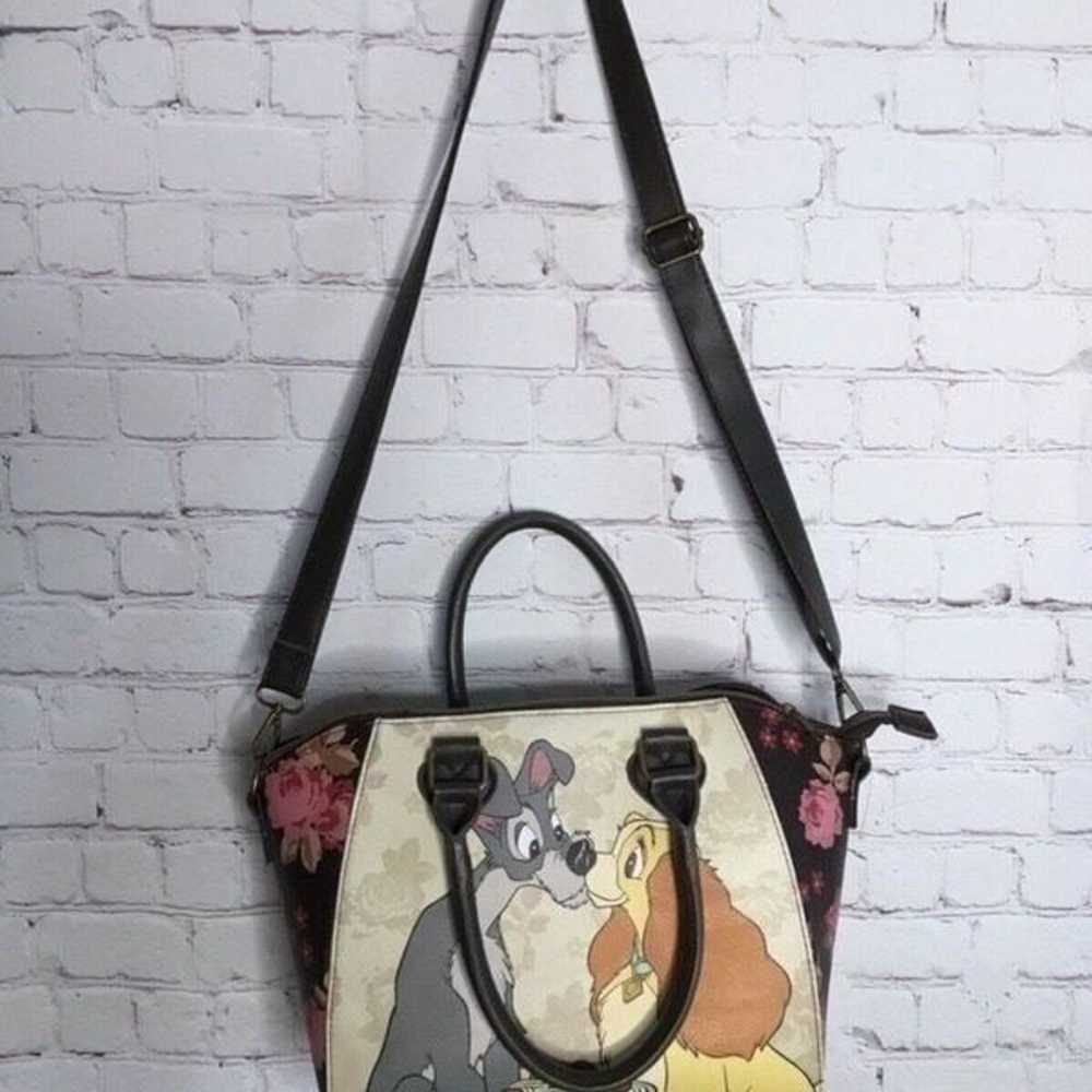 Loungefly Disney Lady and the Tramp Floral Med Sa… - image 11
