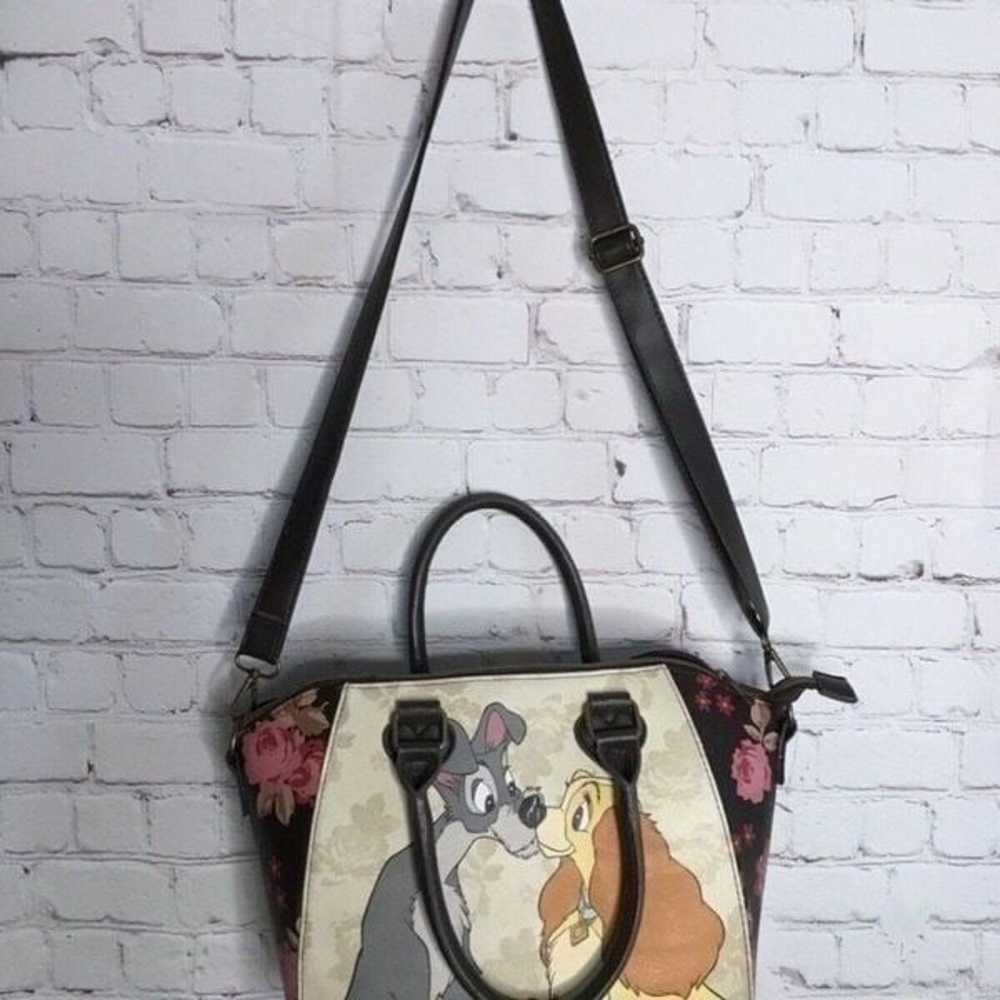 Loungefly Disney Lady and the Tramp Floral Med Sa… - image 12