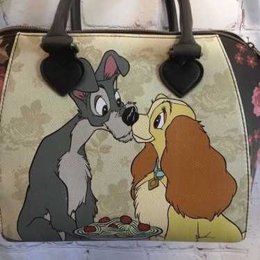 Loungefly Disney Lady and the Tramp Floral Med Sa… - image 1