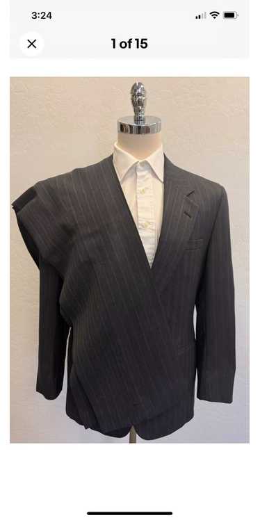 Lanvin × Vintage Vintage Subtle Stripe Wool Suit