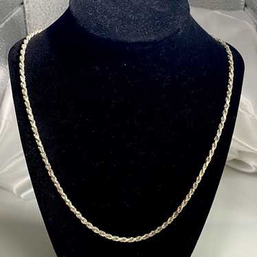 Sterling Silver AOP Gorgeous 24” Twisted Sterling 