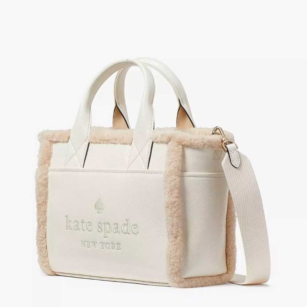Jett Faux Shearling Small Tote - image 7