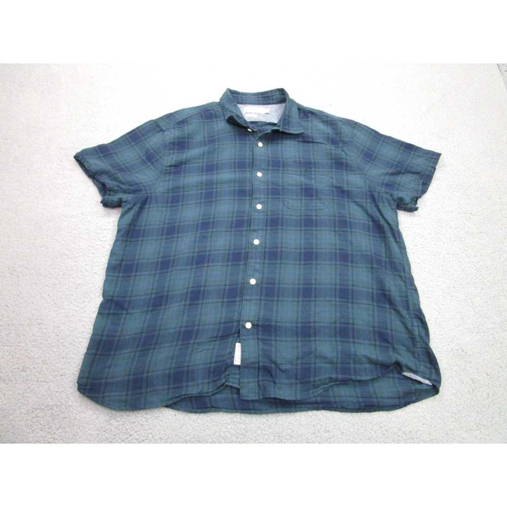 Grayers Grayers Shirt Mens 2XL Green Blue Plaid L… - image 1