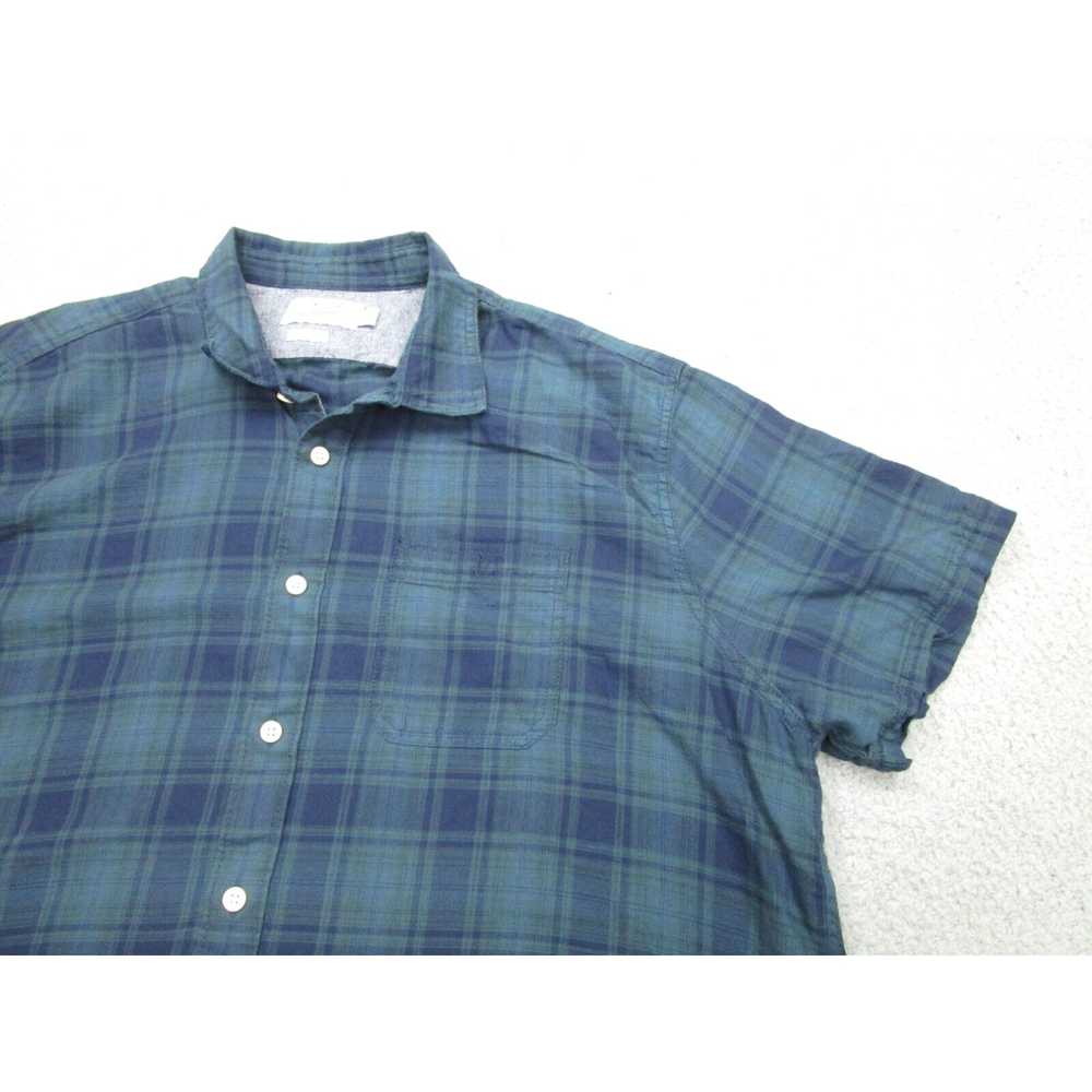 Grayers Grayers Shirt Mens 2XL Green Blue Plaid L… - image 2