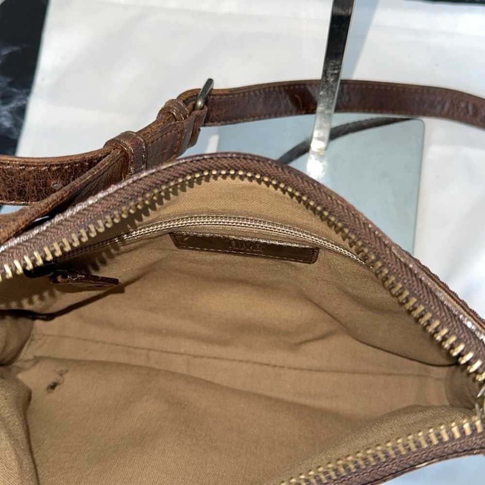 FRYE Melissa Zip Leather Crossbody Bag Leather Da… - image 6