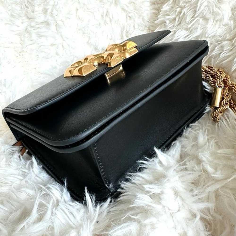 NEW  Eleanor Small Shoulder Bag in Black With Gol… - image 3