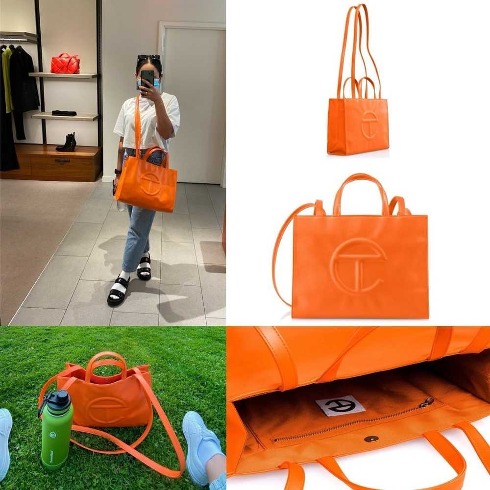 Telfar - Medium Shopping Bag (Orange) - image 8