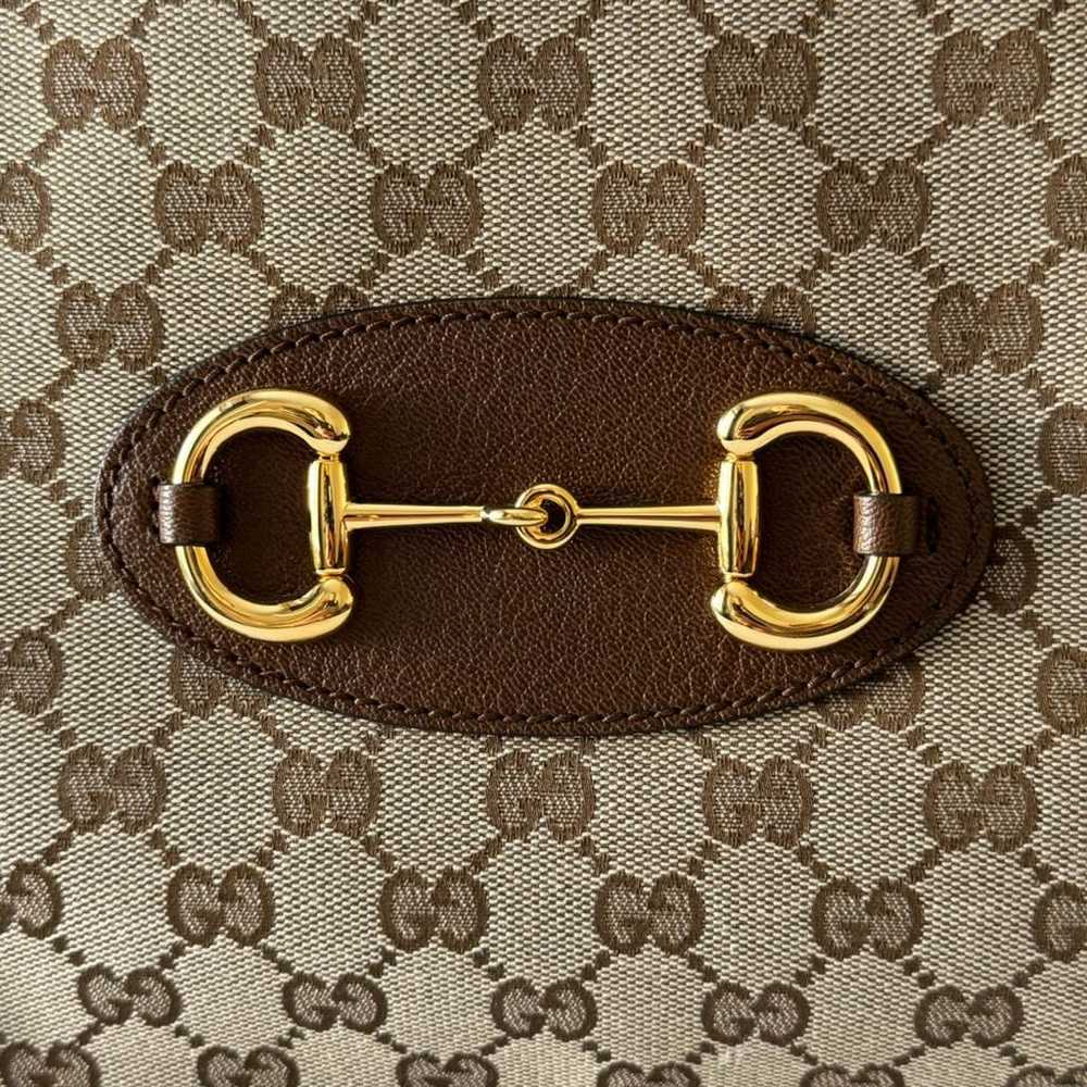 Gucci Horsebit 1955 Chain leather tote - image 9