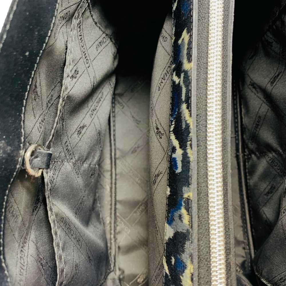 Longchamp blue & grey handbag - image 5