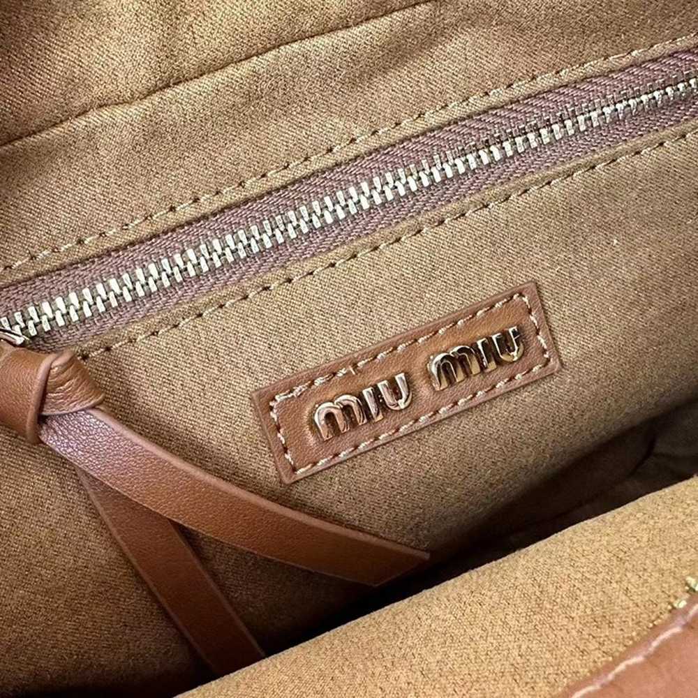Miu Miu Arcadie Matelassé Nappa Leather Bag - image 5