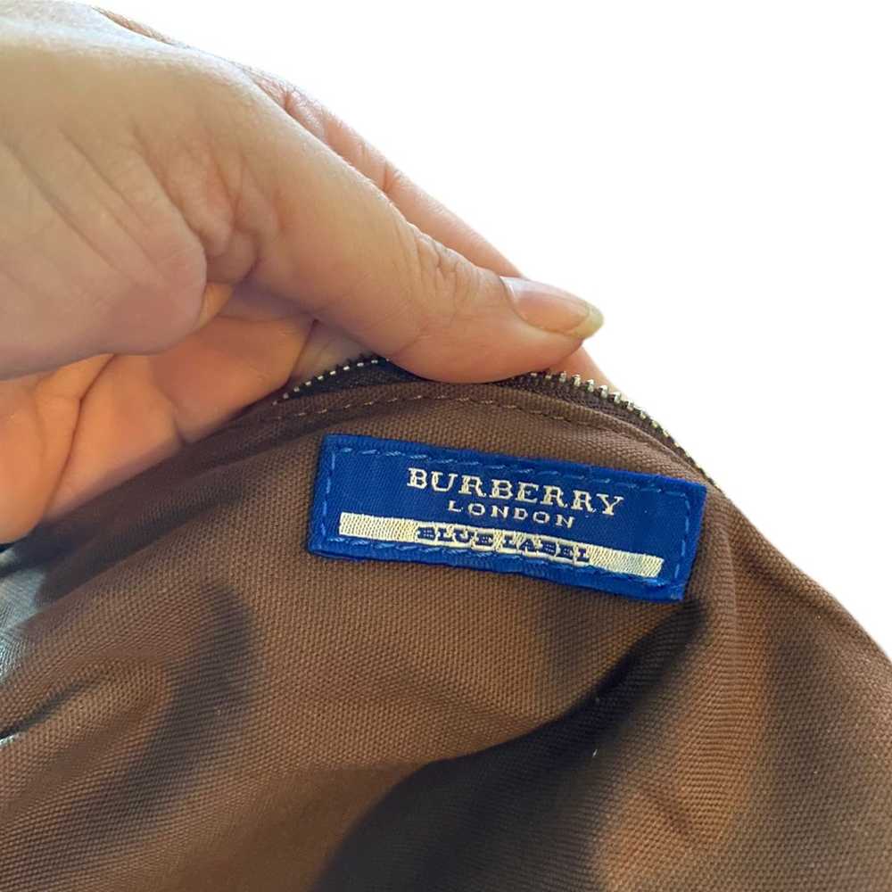 Burberry Blue Label Nova Check Canvas & Leather P… - image 12