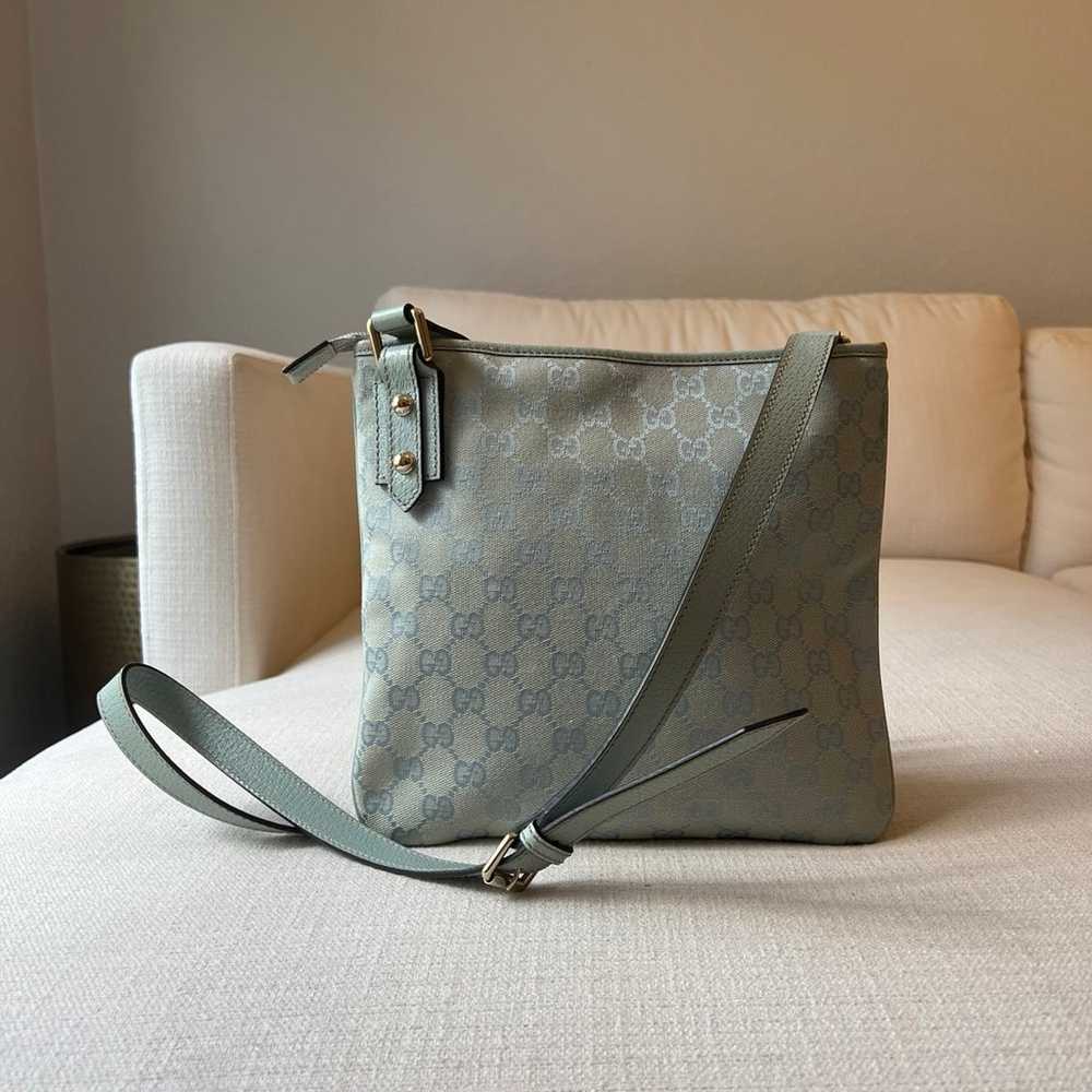 GUCCI Sherry GG Canvas Leather Crossbody - image 4