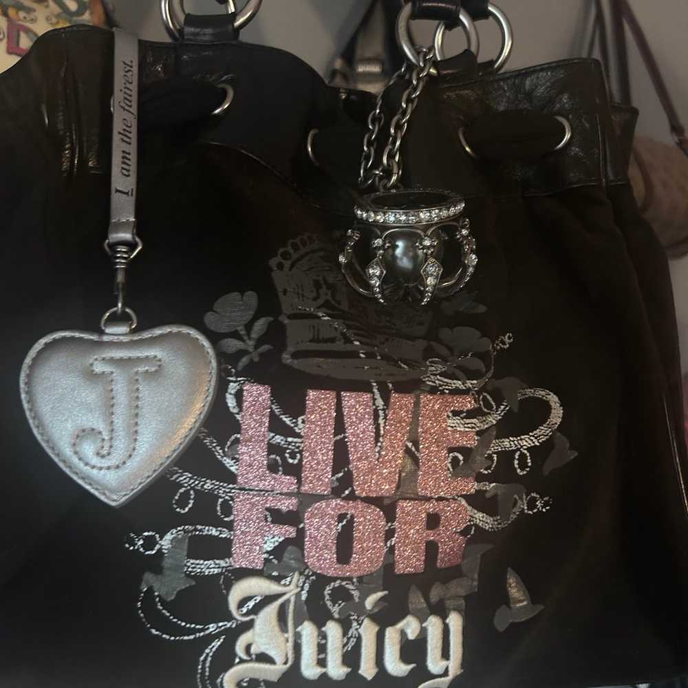 Juicy Couture Black Daydreamer Purse - image 2