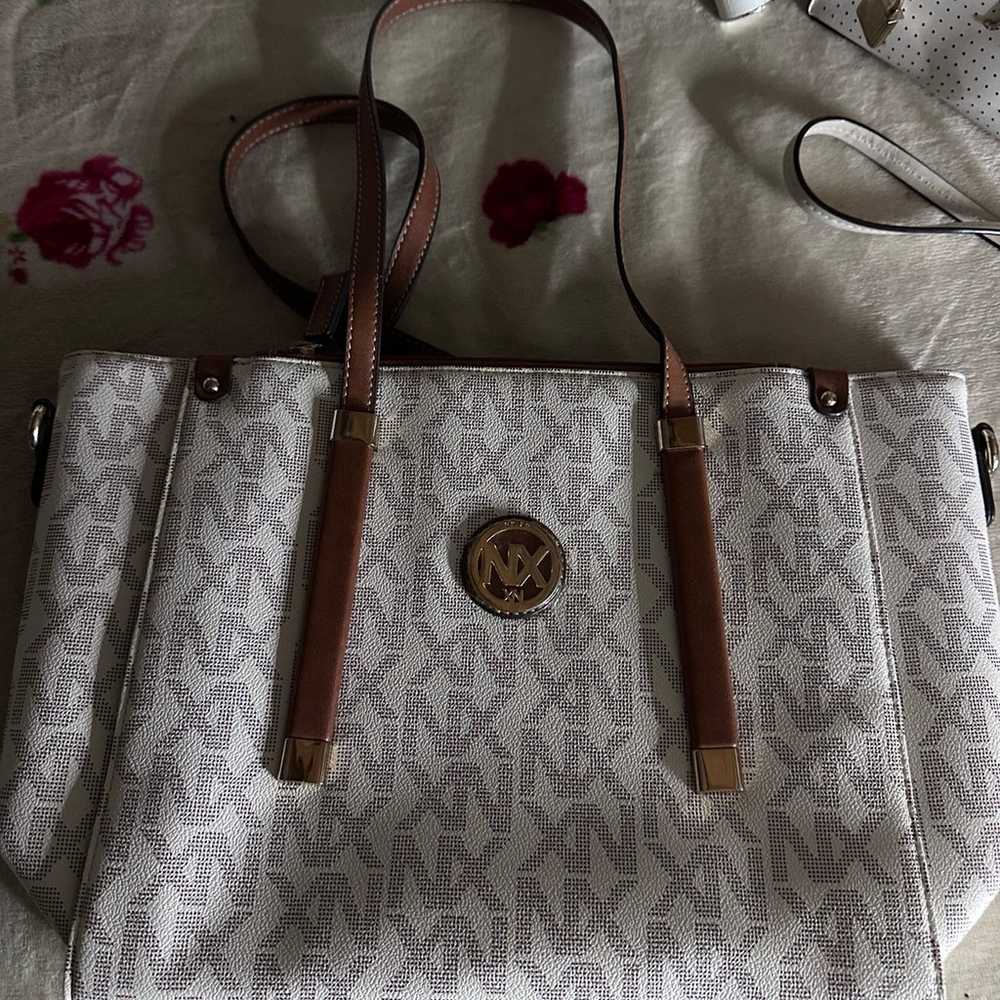 Michael Kors Bag NX XN Brown Shoulder Handbag - image 2