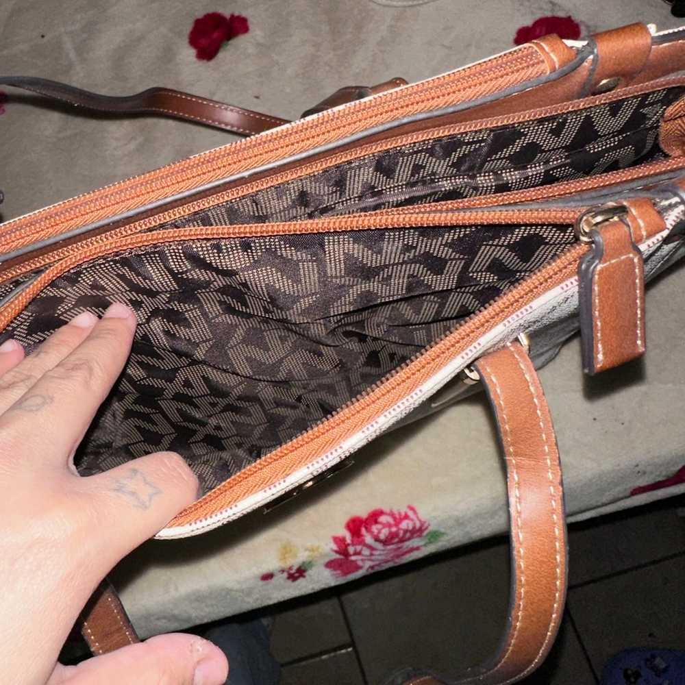 Michael Kors Bag NX XN Brown Shoulder Handbag - image 7