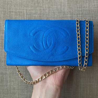 Authentic Chanel caviar leather wallet - image 1