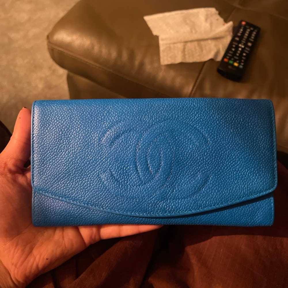 Authentic Chanel caviar leather wallet - image 2