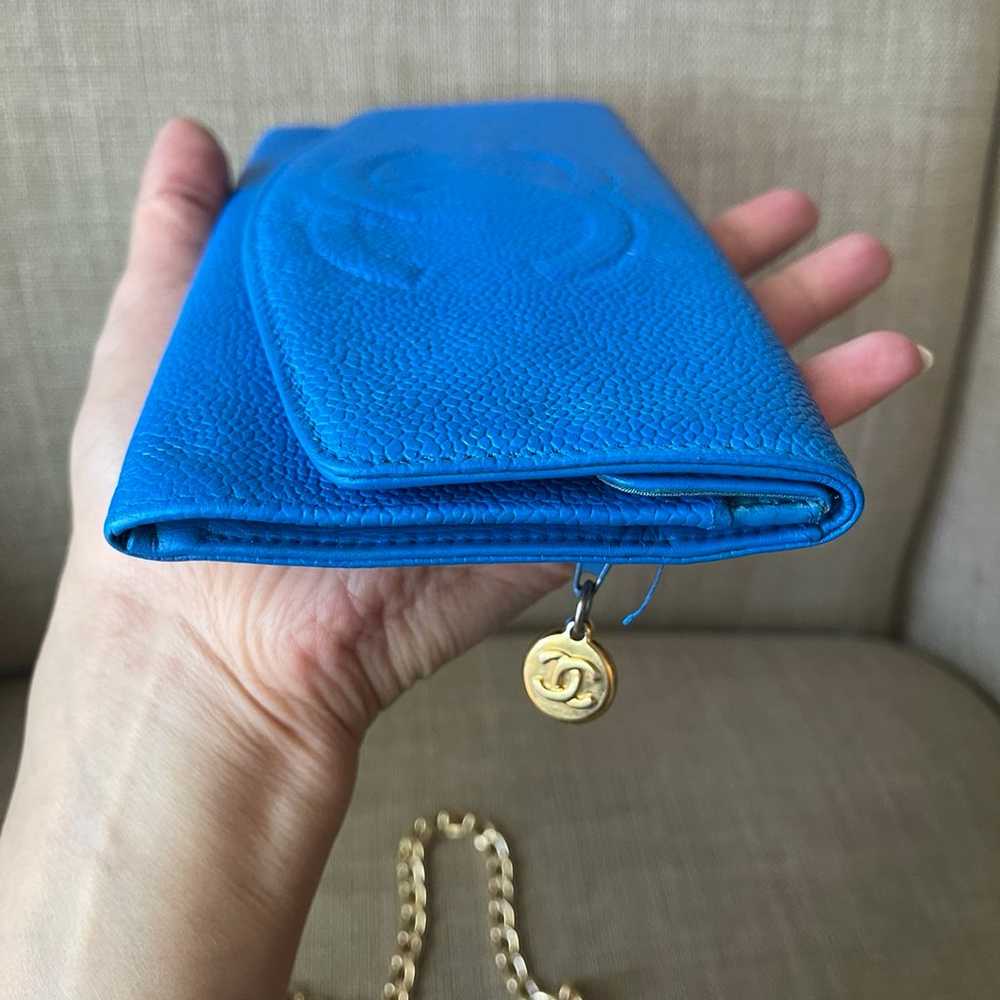 Authentic Chanel caviar leather wallet - image 6