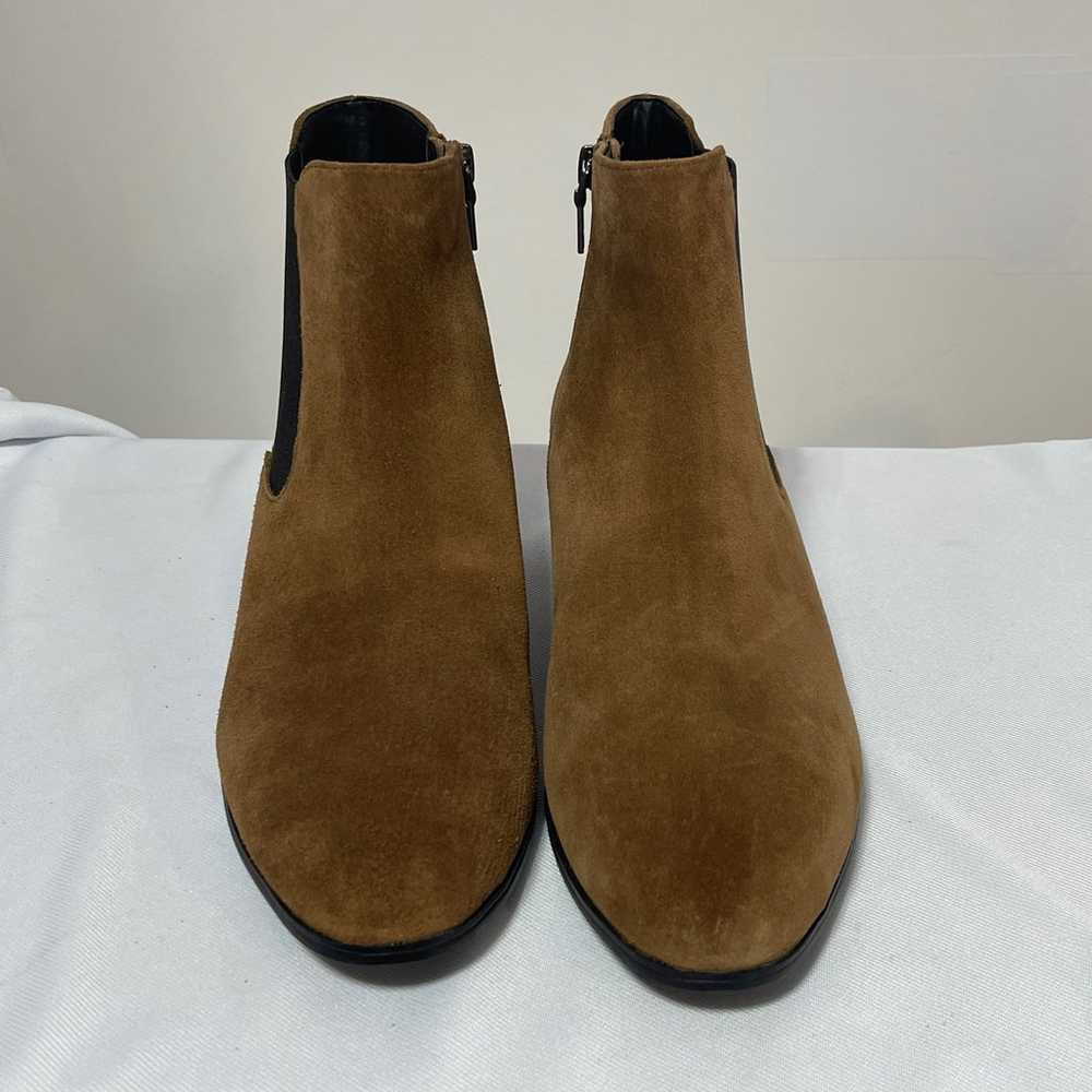 Aerosoles Booties Womens 10 Brown Suede Leather C… - image 5