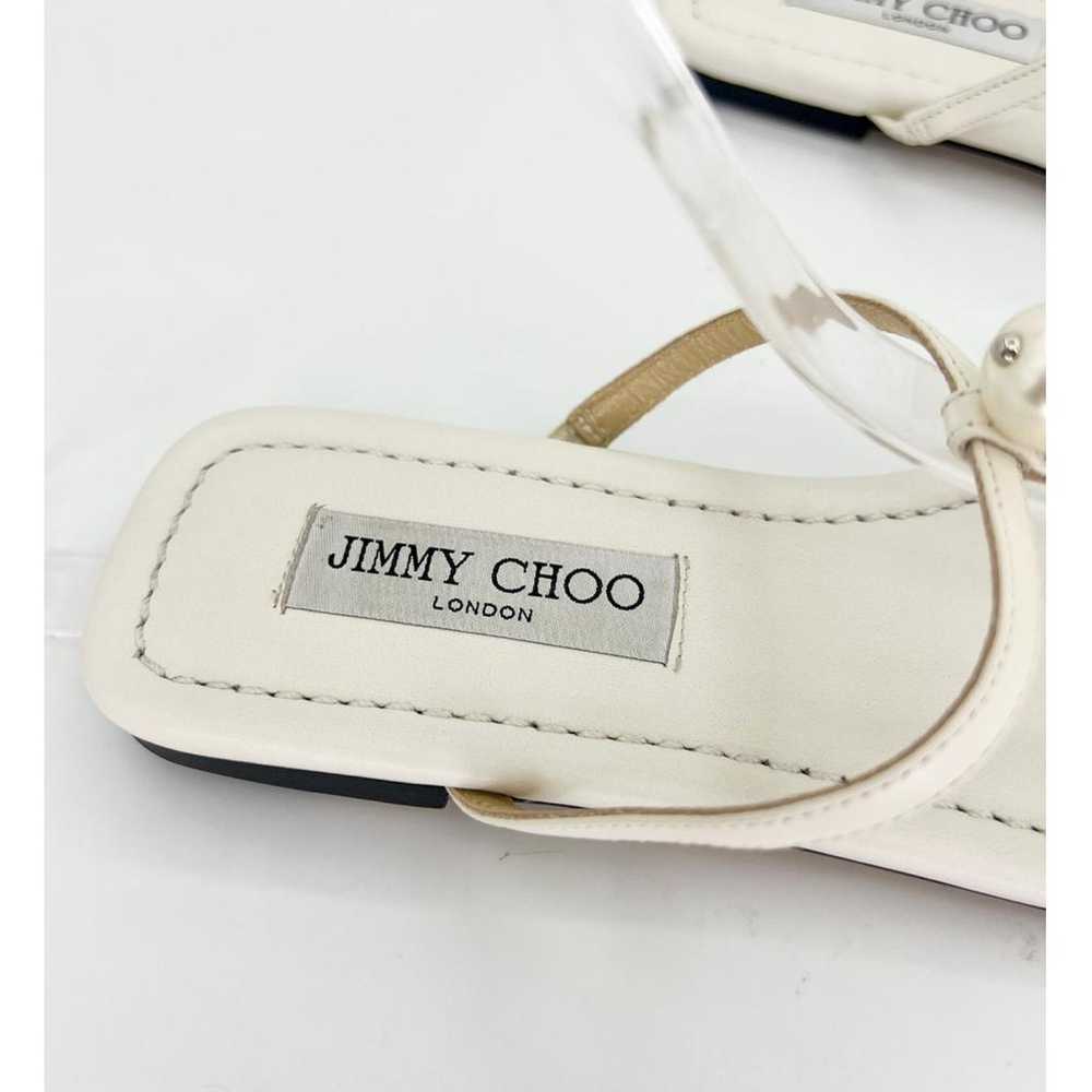 Jimmy Choo Leather flip flops - image 2