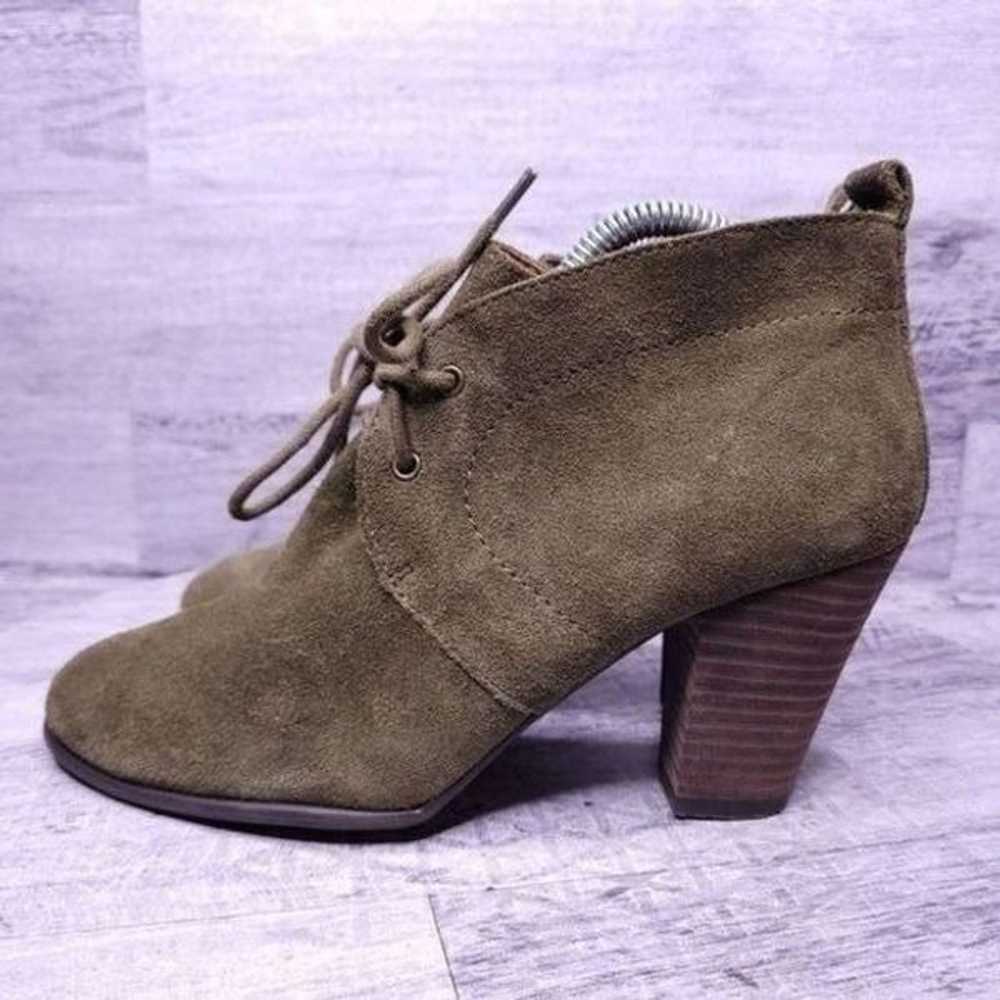 Lucky Brand Unitas Oiled Suede Lace Up Heeled Ank… - image 3