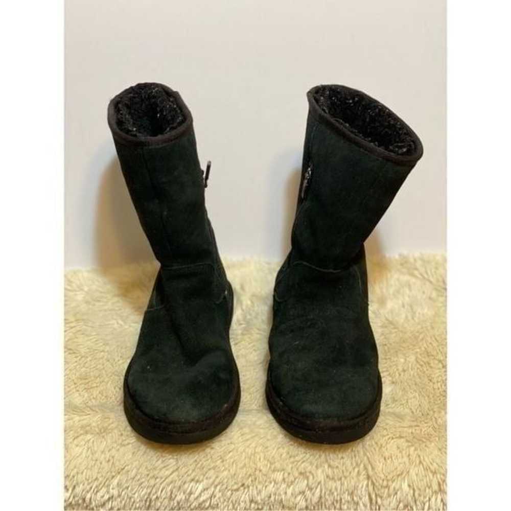 UGG Women’s II Boots Side Zip Black Sz 8 US - image 2
