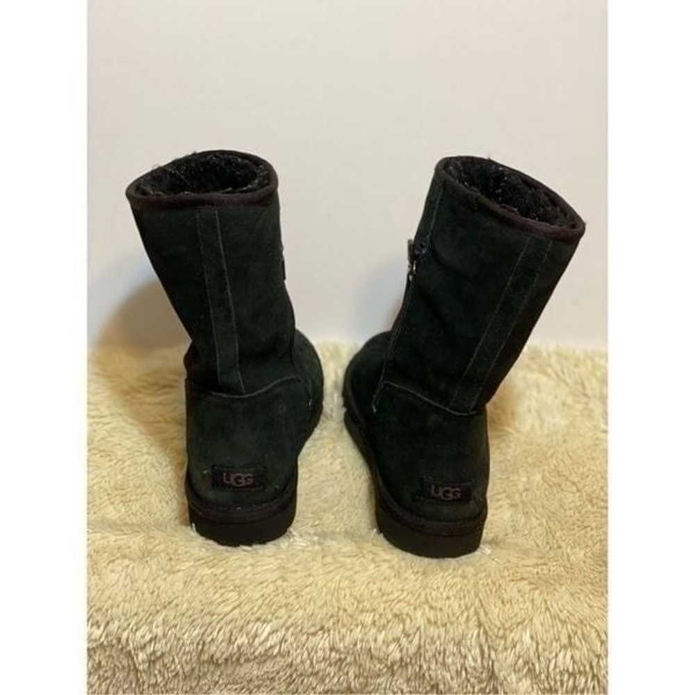 UGG Women’s II Boots Side Zip Black Sz 8 US - image 6