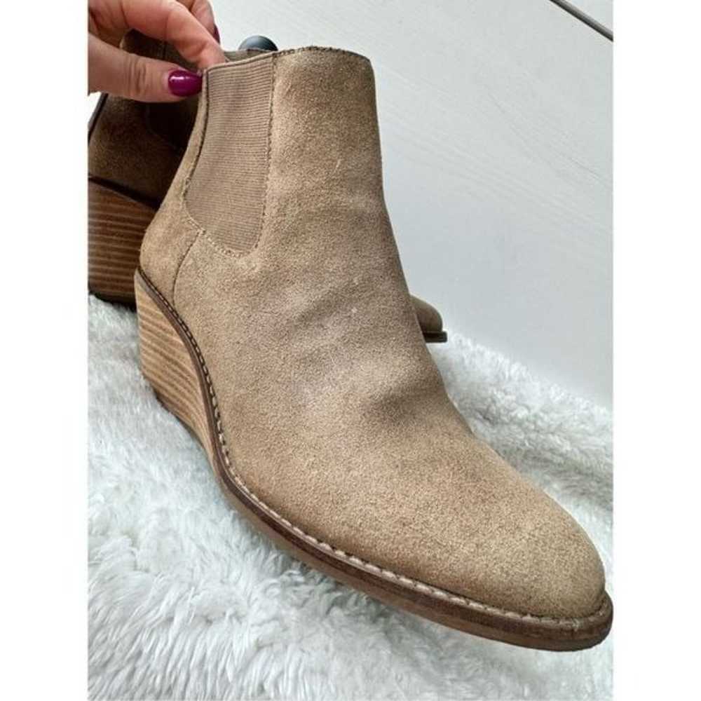 Lucky Brand Pallet’ Wedge Boots Ankle in Tan Leat… - image 12