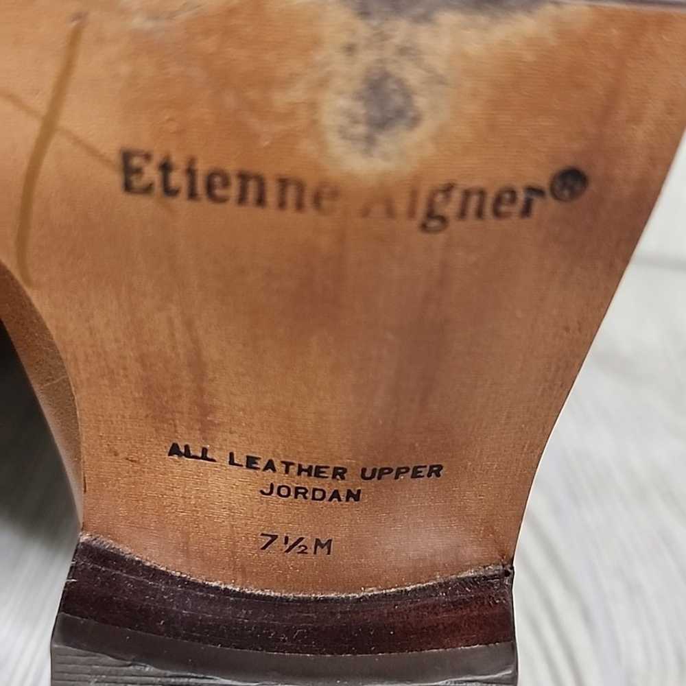 Etienne Aigner Jordan Tall Pull On Brown Boots Wo… - image 8