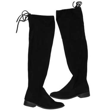 American Eagle Over-The-Knee Black Suede Tall Boot