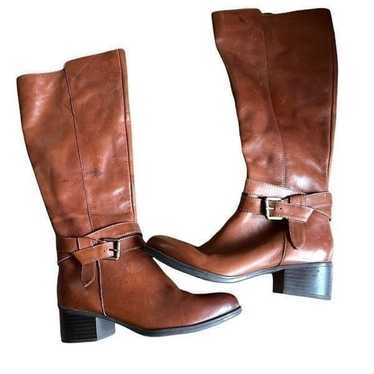 Naturalizer brown leather knee high boots