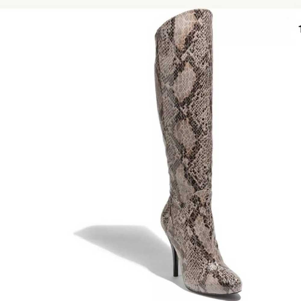 Classiques Entier Sylvia Snake Print Tall Boots S… - image 1