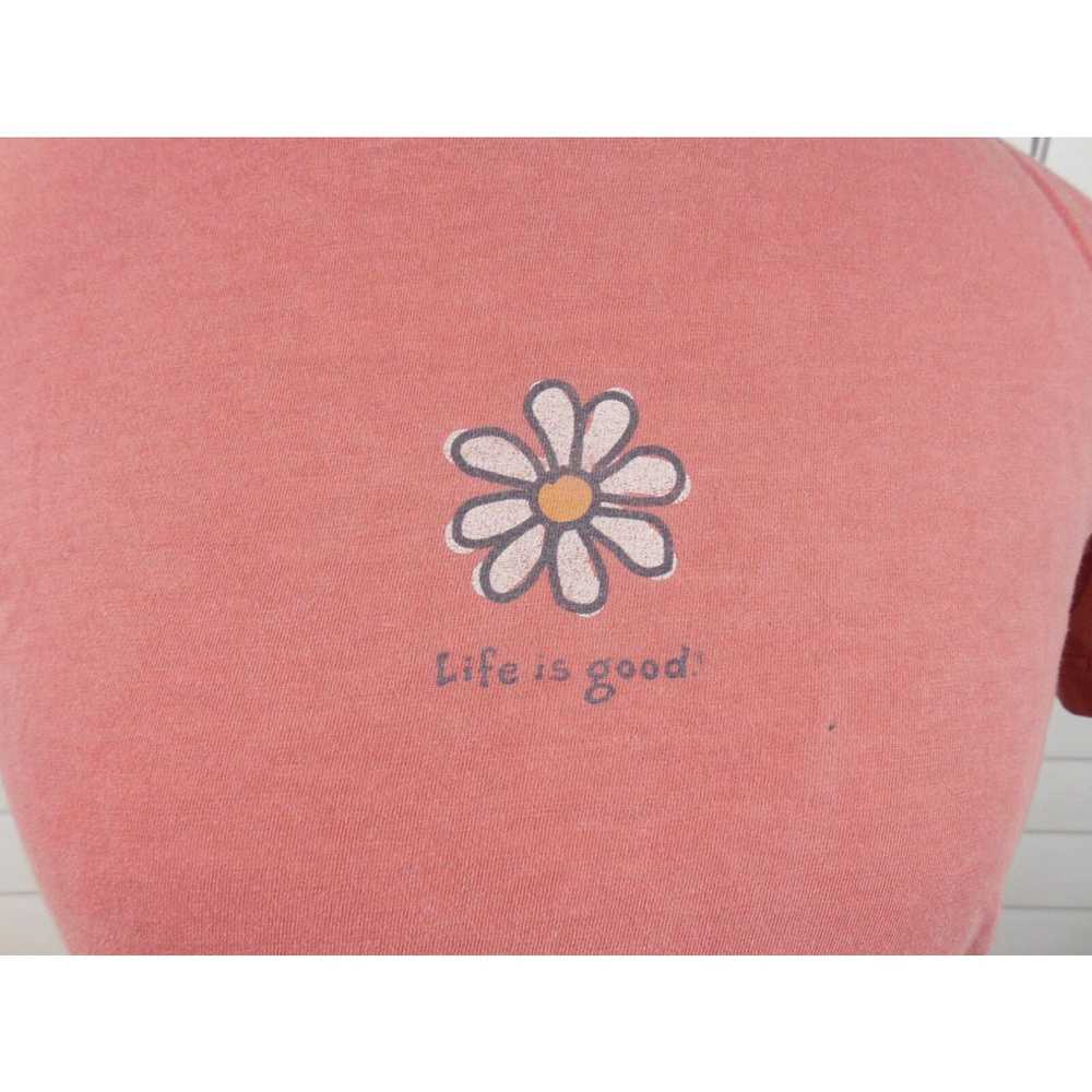 Life Is Good Life is Good Shirt Womens Small Pink… - image 2