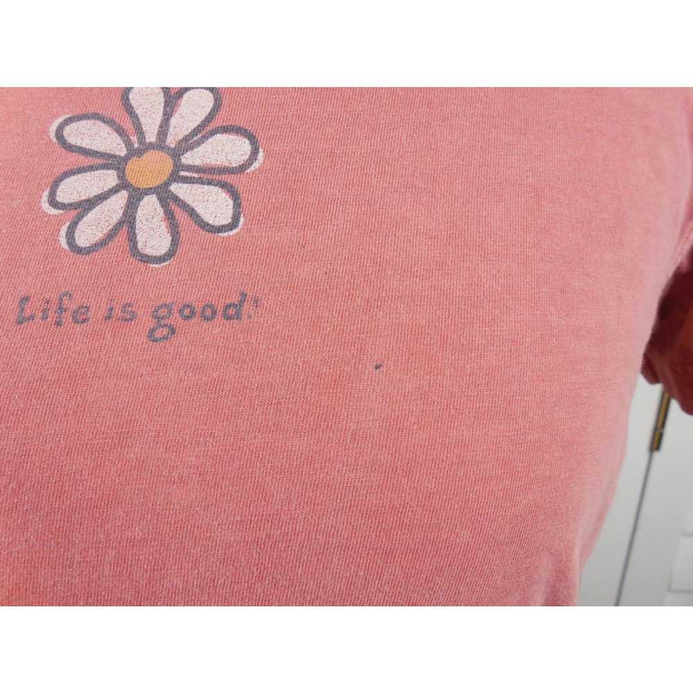 Life Is Good Life is Good Shirt Womens Small Pink… - image 3