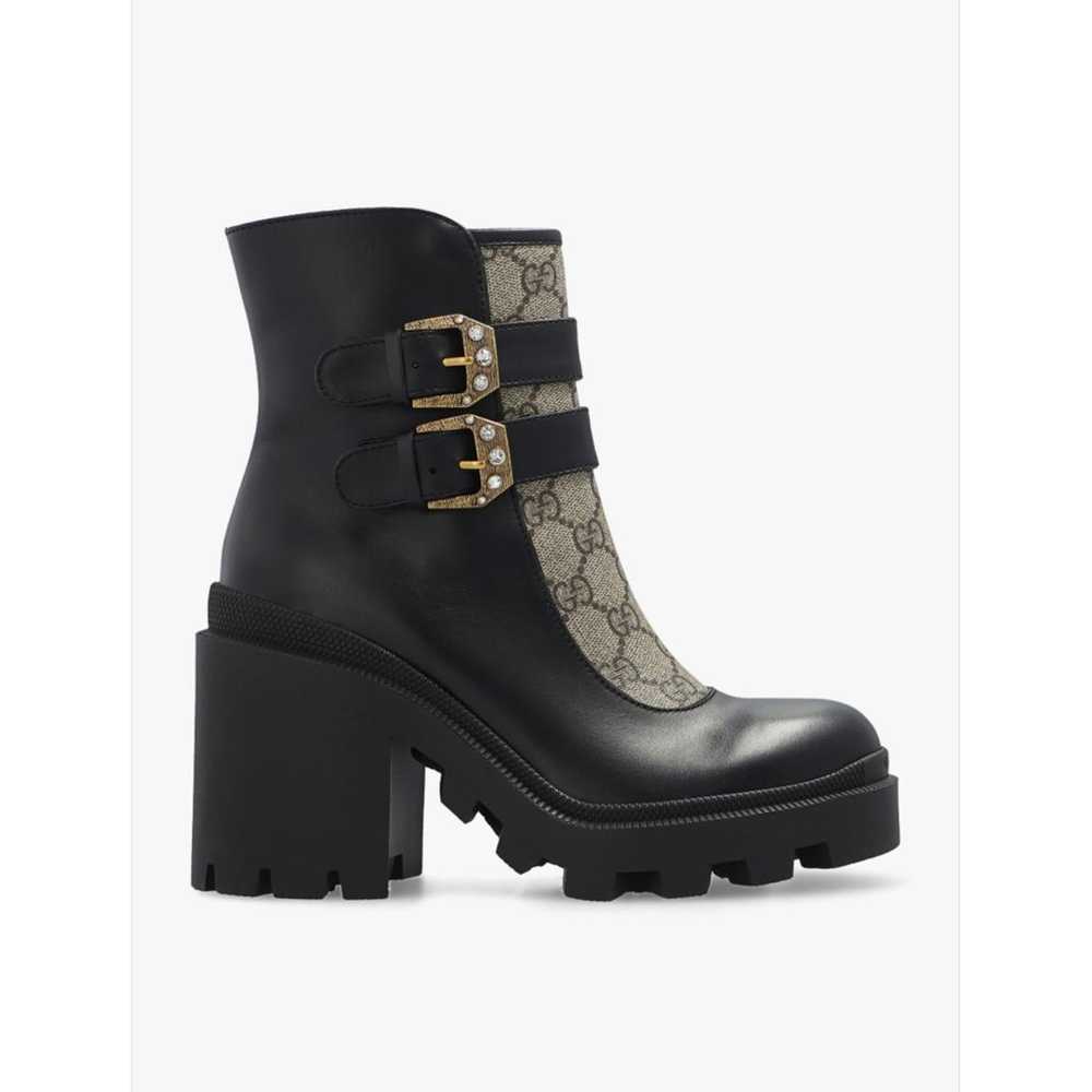 Gucci Leather biker boots - image 2