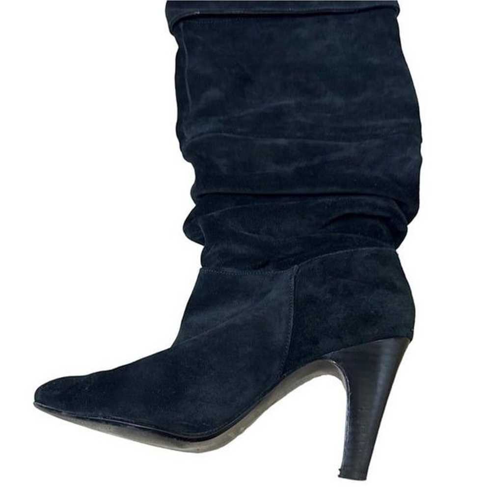 Nine West Womens Black Suede Mid Calf Boots Size … - image 10
