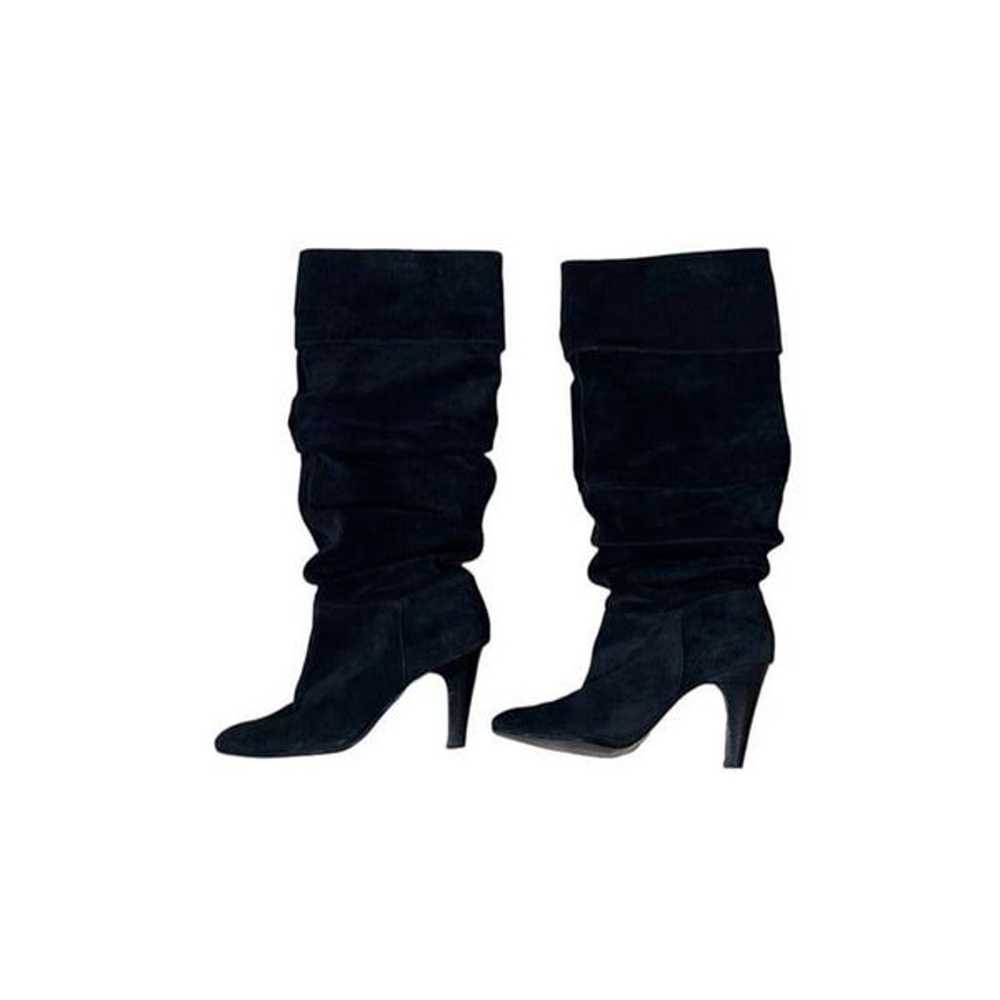 Nine West Womens Black Suede Mid Calf Boots Size … - image 5