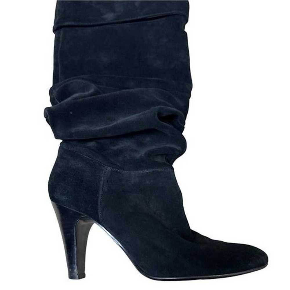 Nine West Womens Black Suede Mid Calf Boots Size … - image 9