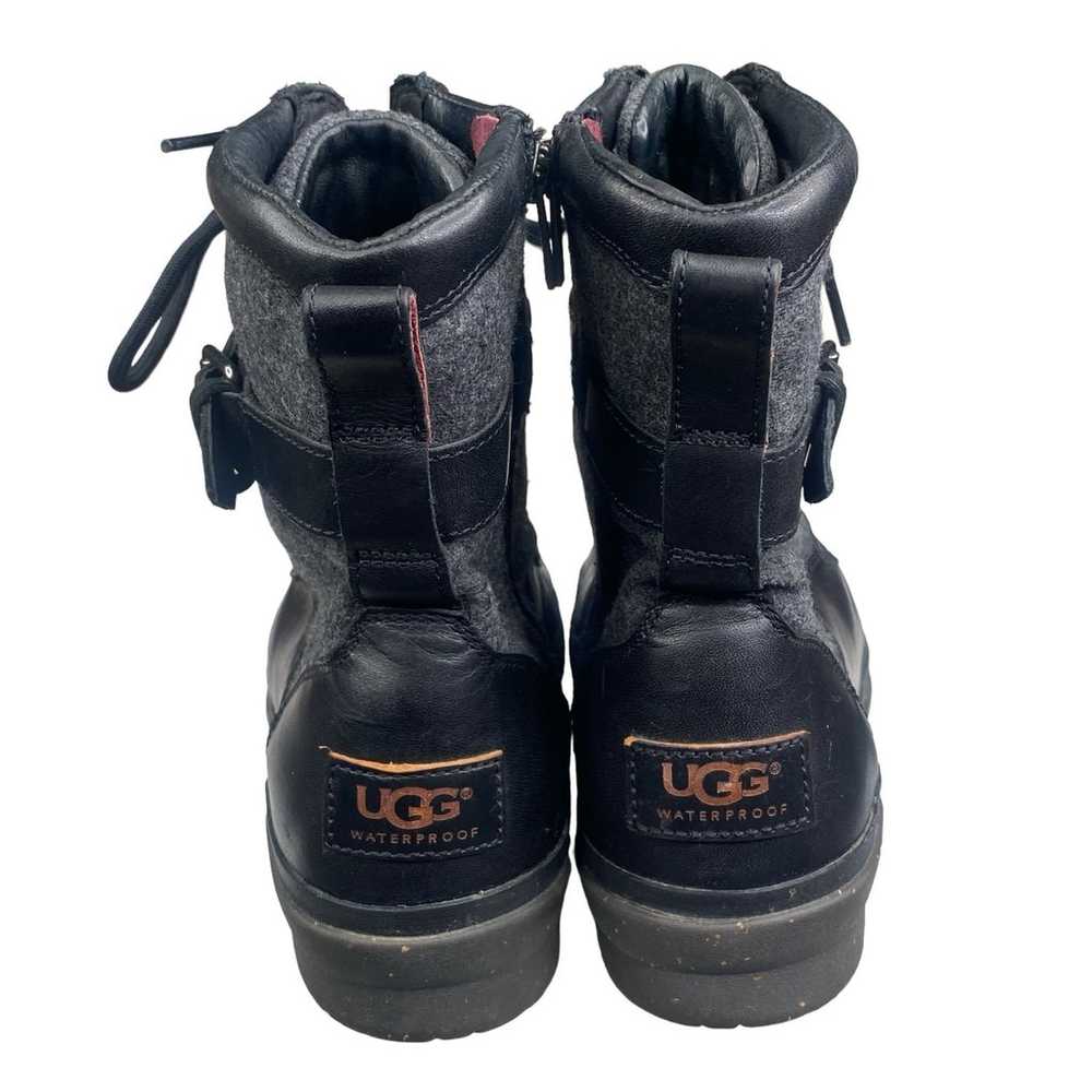 UGG Women’s Kesey Black Leather Waterproff Winter… - image 8