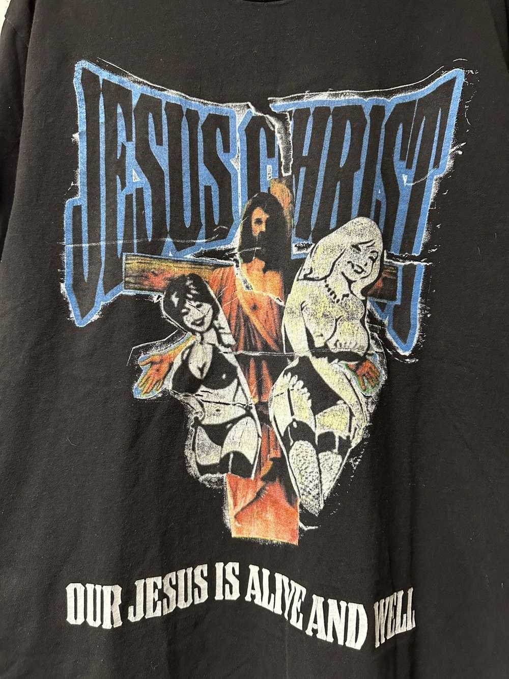 Half Evil × Streetwear Half Evil “Jesus Christ” T… - image 2