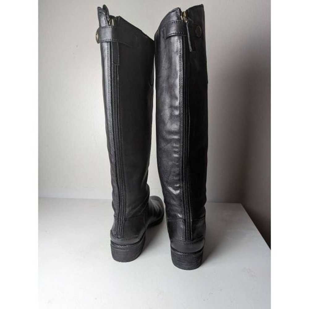 SAM EDELMAN Penny Black Leather Riding Boots Size… - image 5