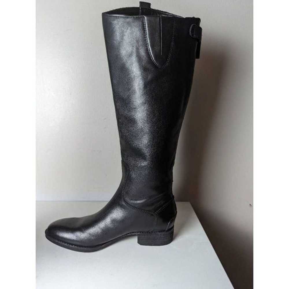 SAM EDELMAN Penny Black Leather Riding Boots Size… - image 7